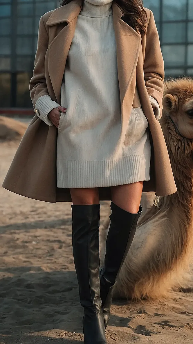 Camel Coat Road Trip