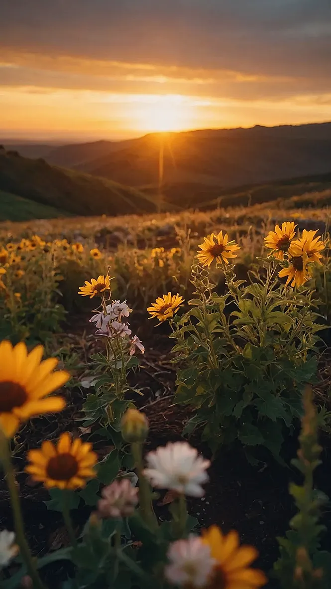 Majestic Sunset Symphony