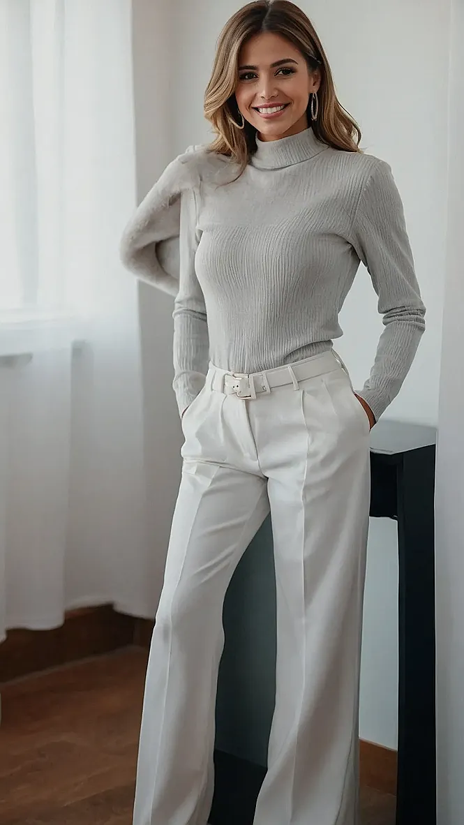 Grey & White Power Play: