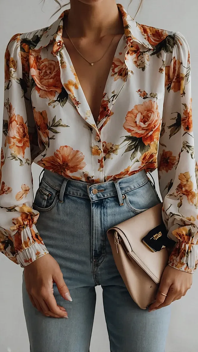Blooms & Denim Dreams