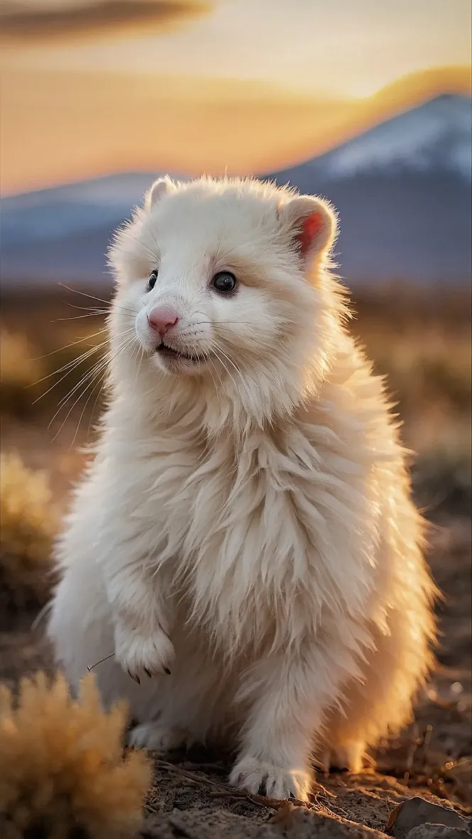 Fluffy Sunset Dreams