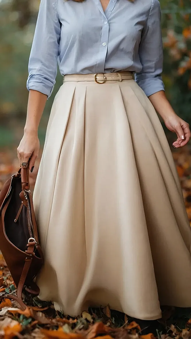 Skirt Season: Fall's Confident Look