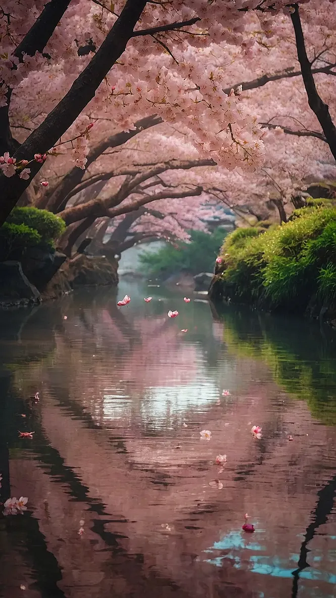Spring's Sakura Shower