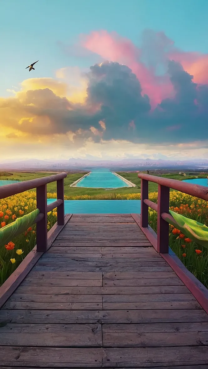 Spring's Serene Embrace