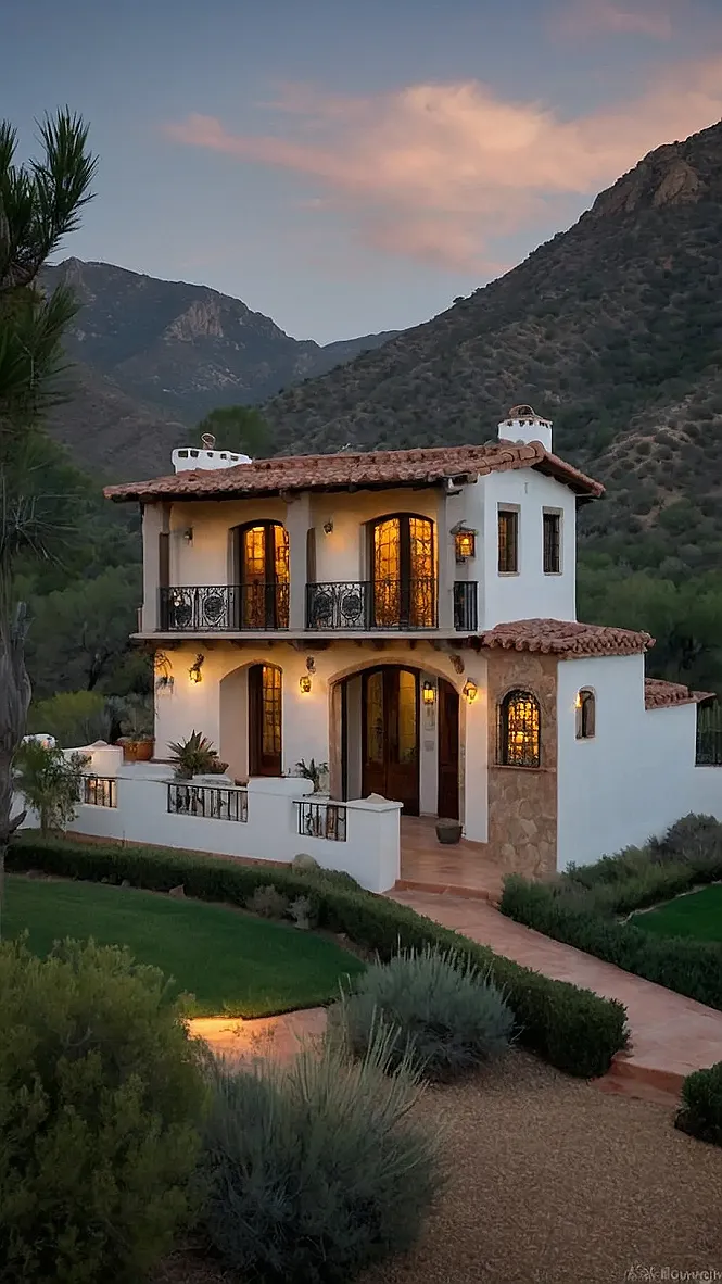 Patio Paradise: Spanish Tiny Homes