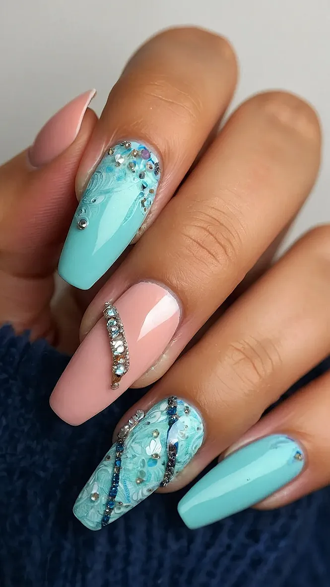 Half & Half Nail Magic