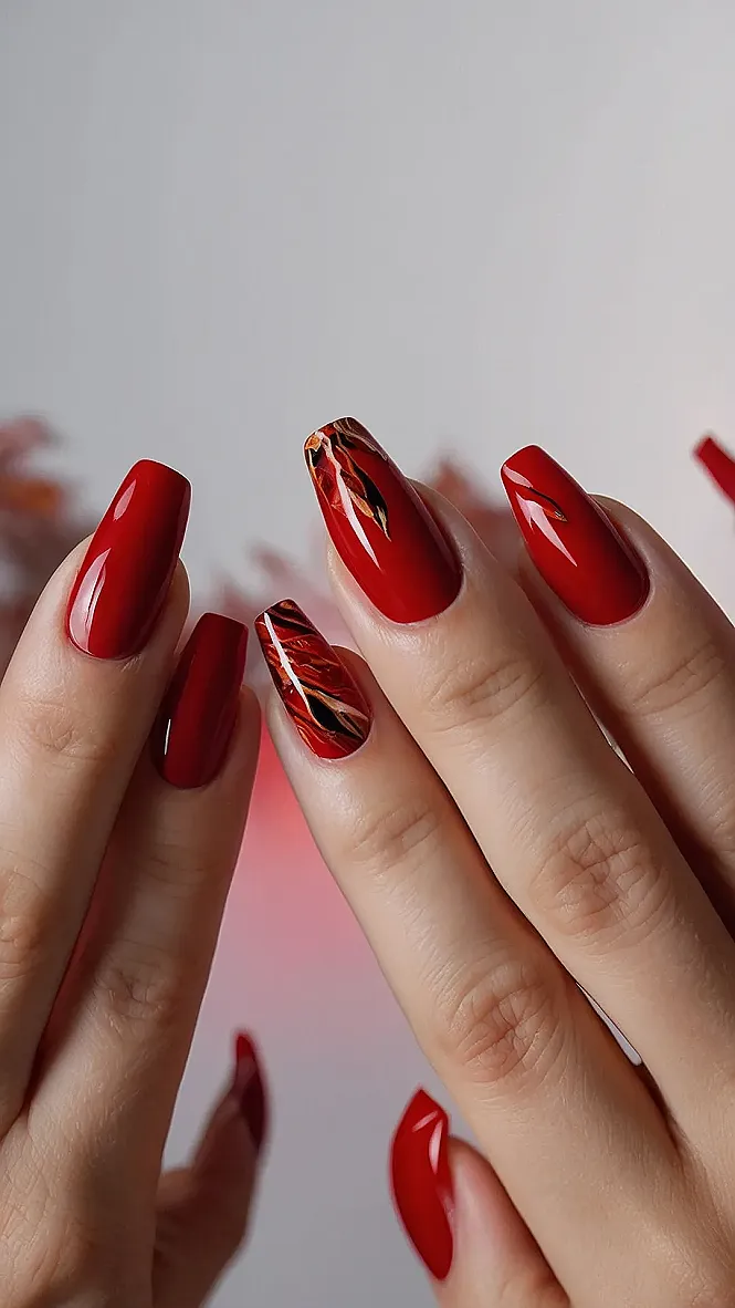 Slay the Season: Red Hot Fall Nails