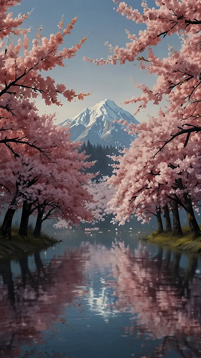 Fuji's Floral Fantasy