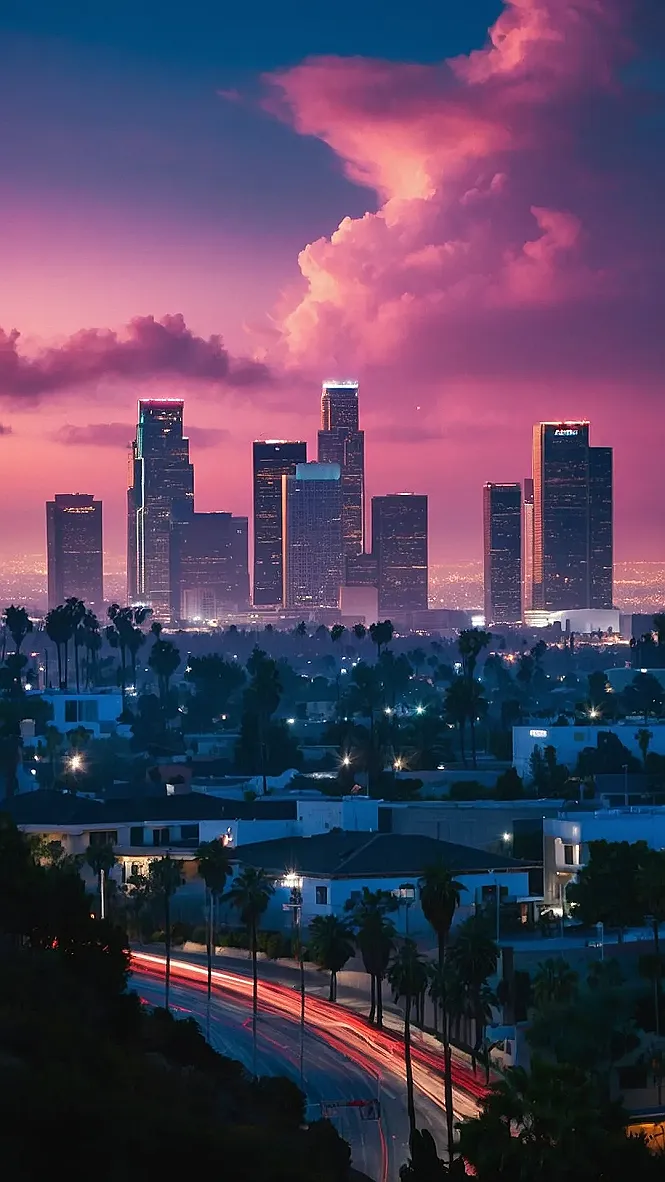 Palm Springs' Perfect Sunset