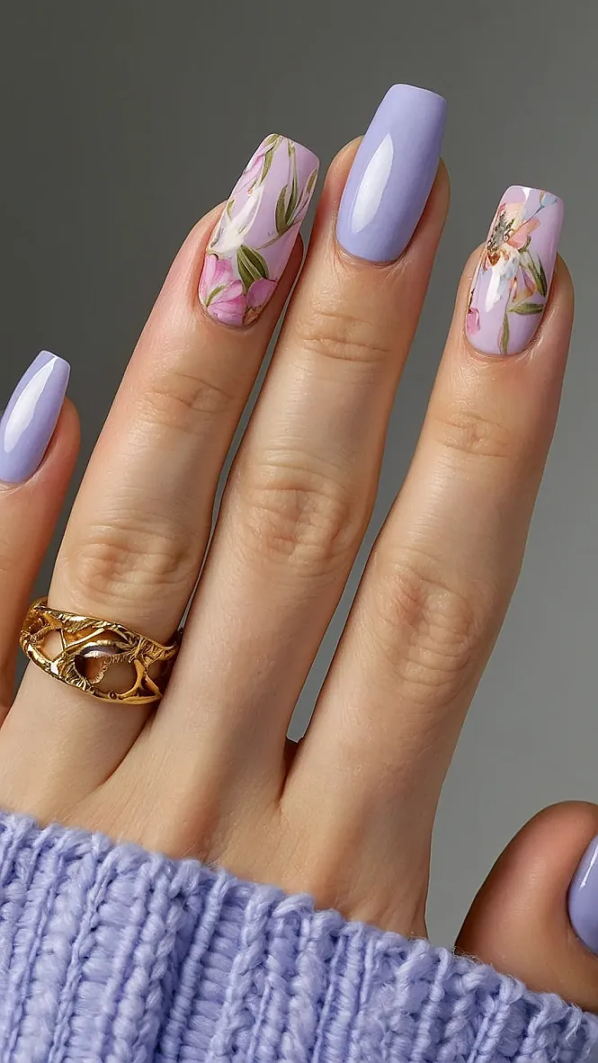 Bloom-tiful Nails