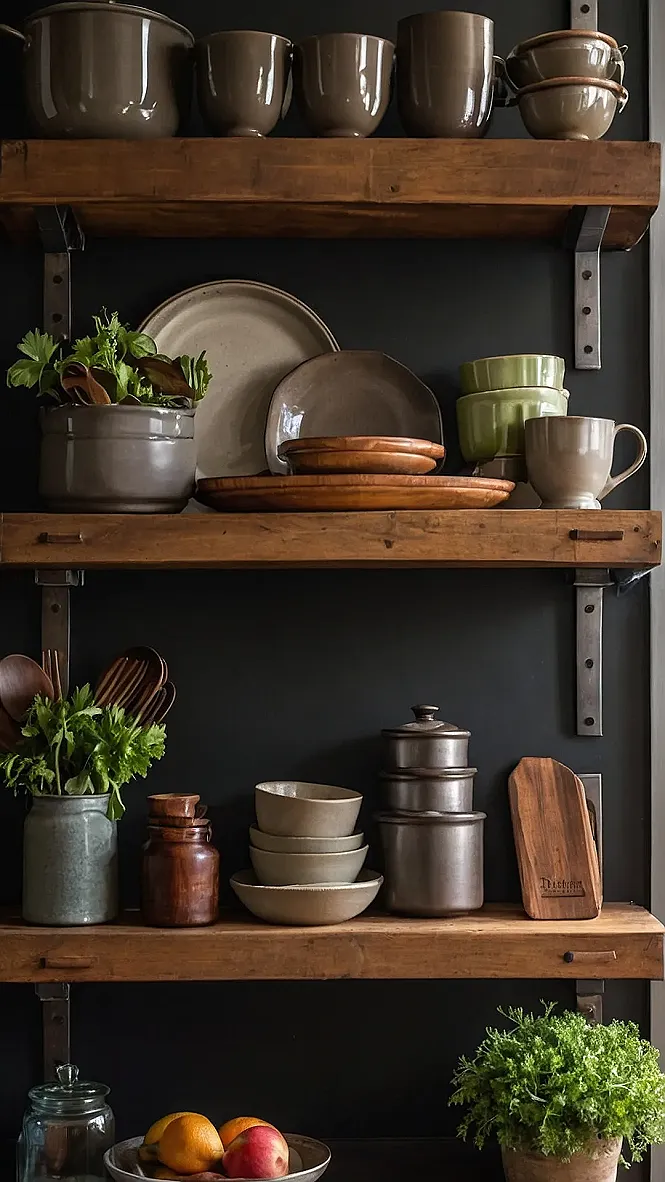 Shelf-ie Sensations:  Kitchen Style