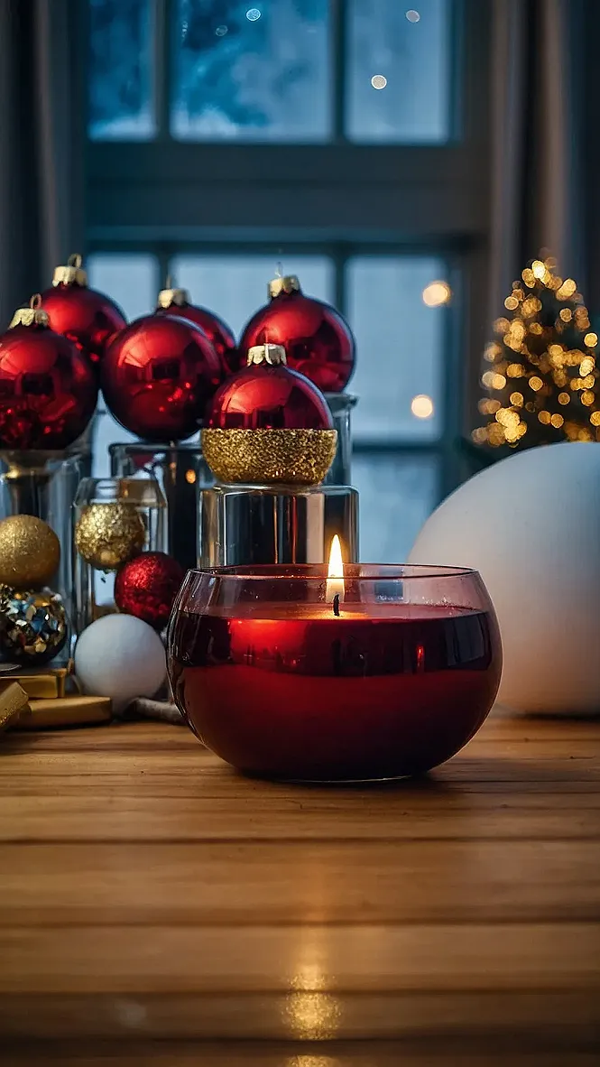 Tabletop Christmas Glamour