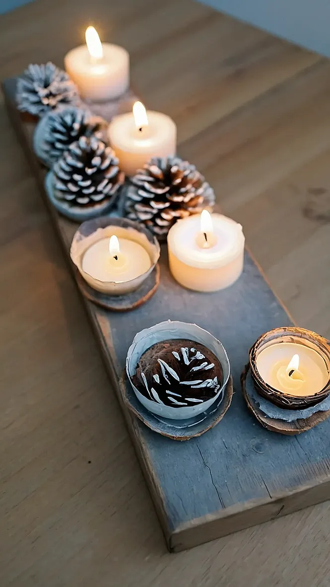 Cozy Christmas Candle Crafts