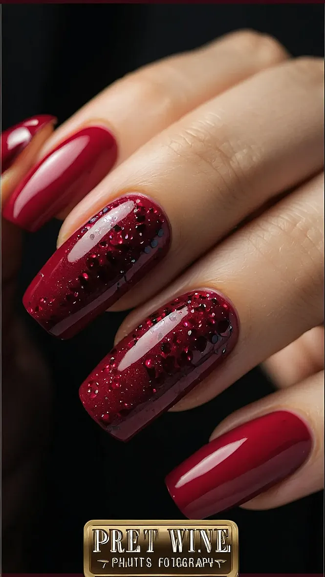 Liquid Ruby Nails