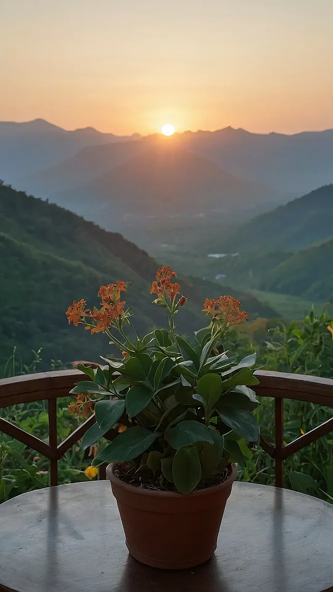 Sunset Sips and Mountain Views:
