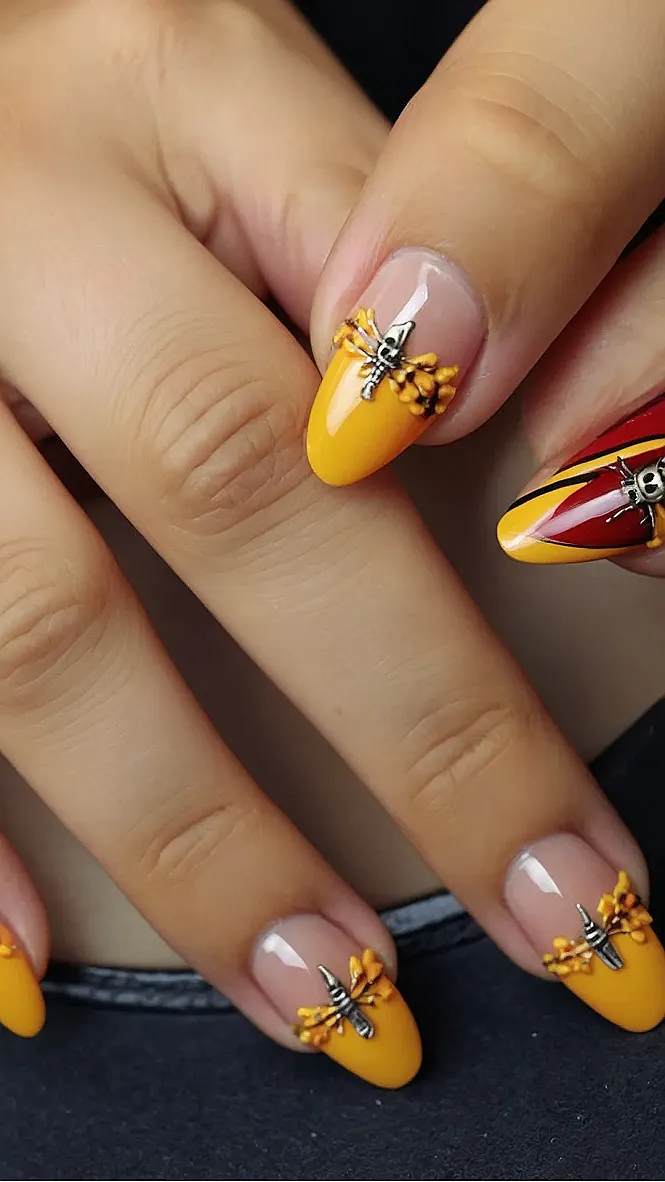 Scarecrow Nails: A Harvest of Style: