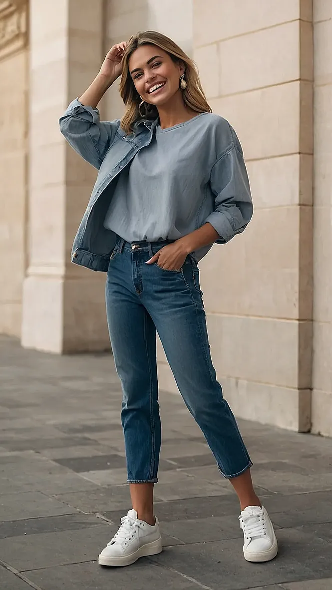 The Mom Jean Look