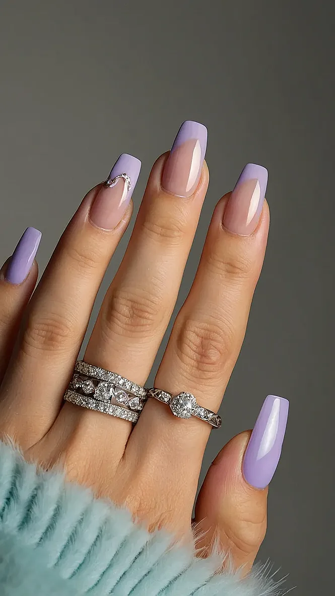 Lavender Nails
