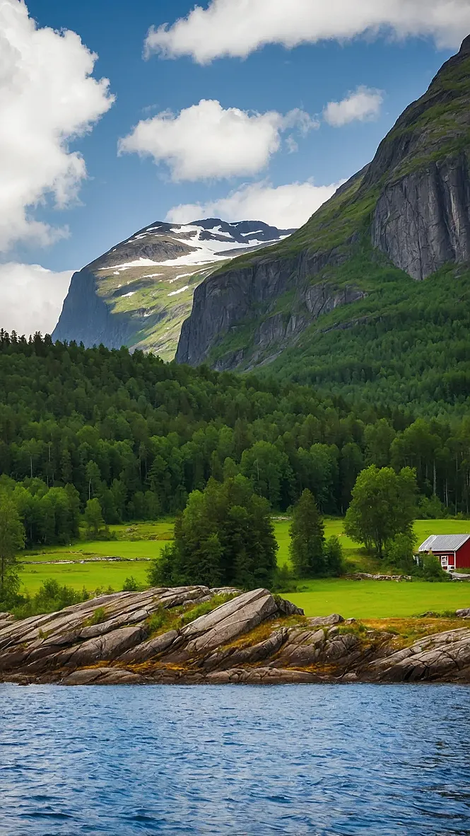 Red Roofs, Lofty Peaks