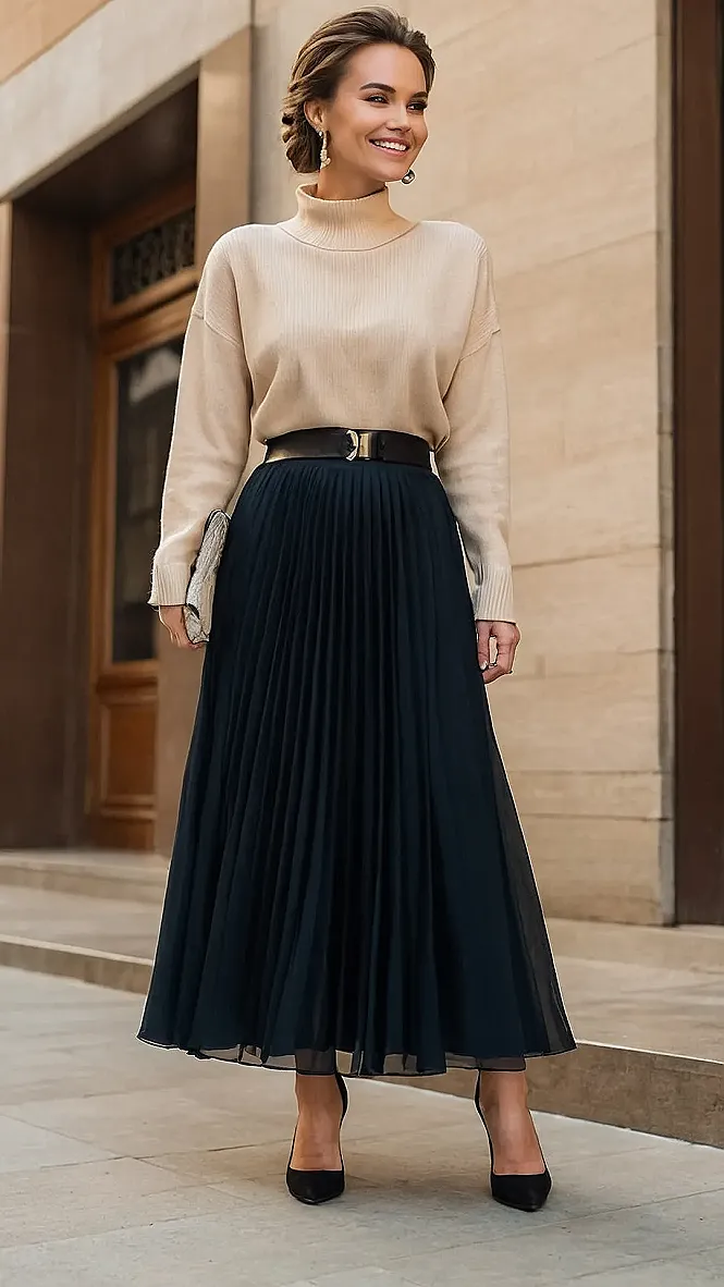 Chic Skirt Twist: Fall Edition