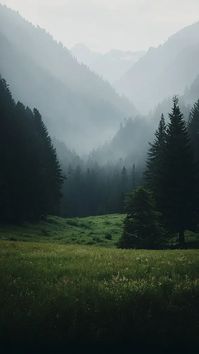 Misty Peak Tranquility
