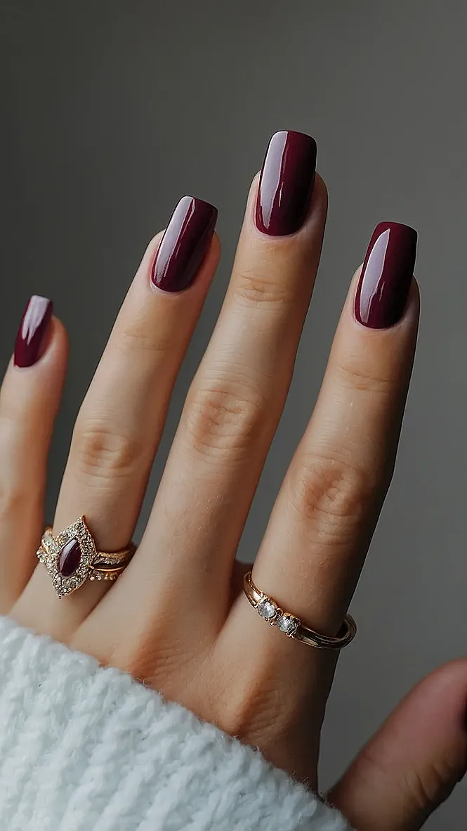 Fall in Love with Burgundy! üíÖüçÇ