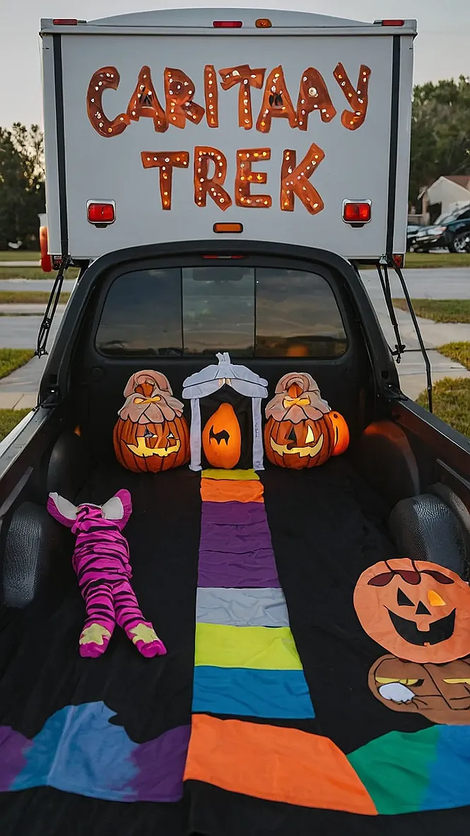 Spooky Truck Bed Makeover