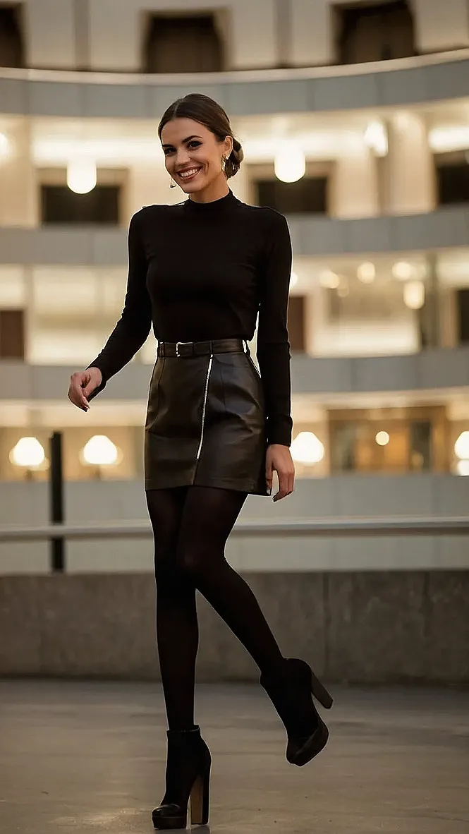 Fall Night Out: Leather & Lace