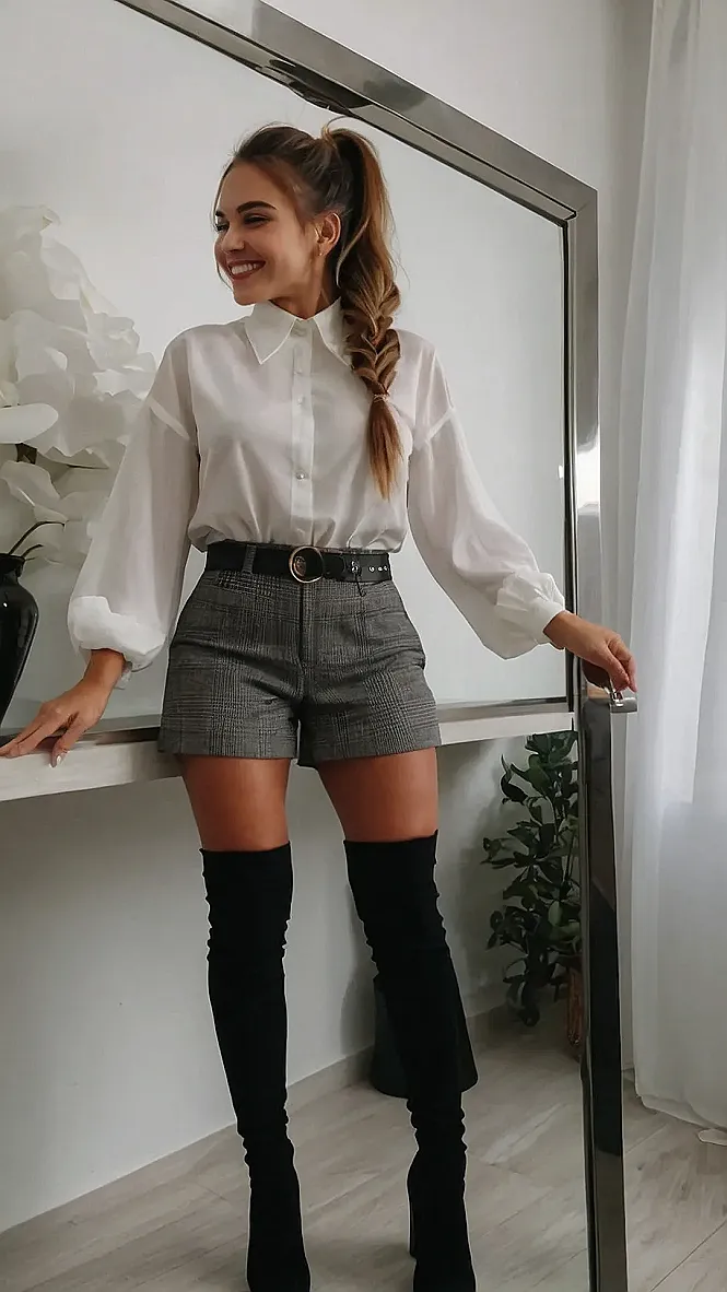 Boots & Shorts: The New Fall Duo