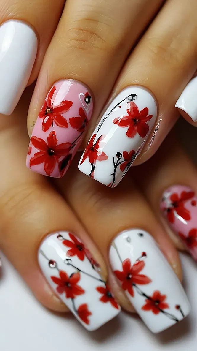 Floral Nail Fiesta
