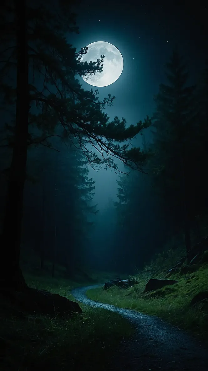 Lake's Midnight Embrace