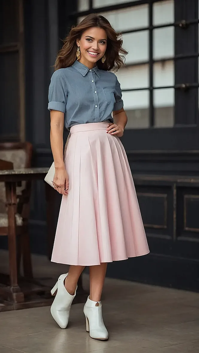 Pleats & Pink Perfection