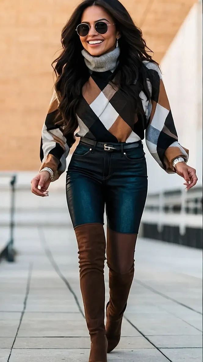 Plaid, Boots, & Smiles: Fall Fashion