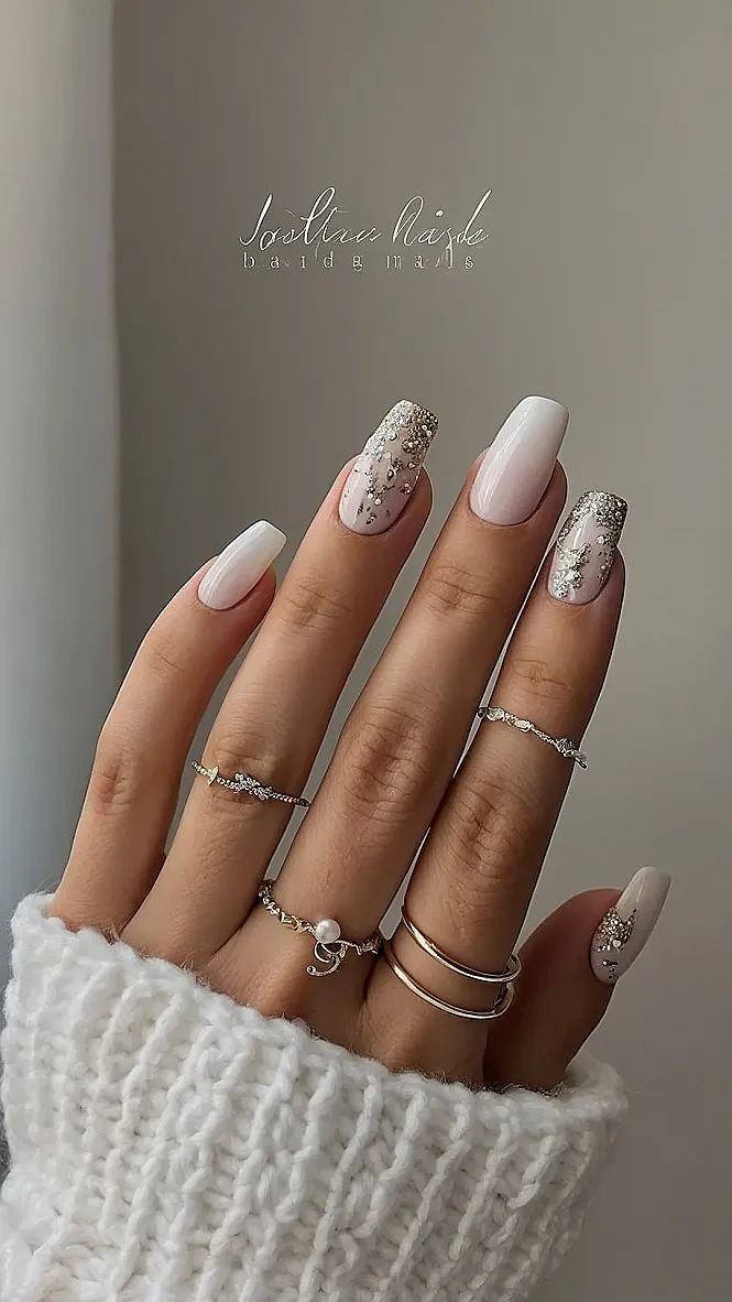 Celestial Winter Nails