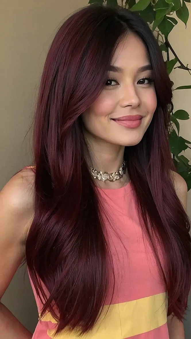 Wine Dark Hair