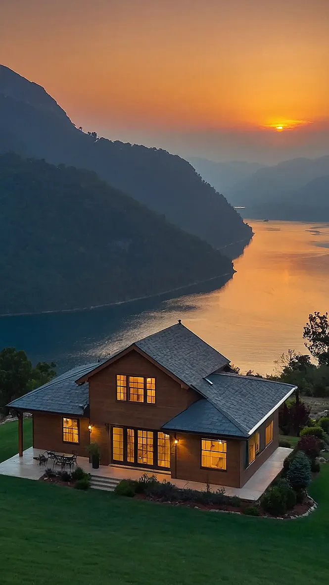 Lakeside Sunset