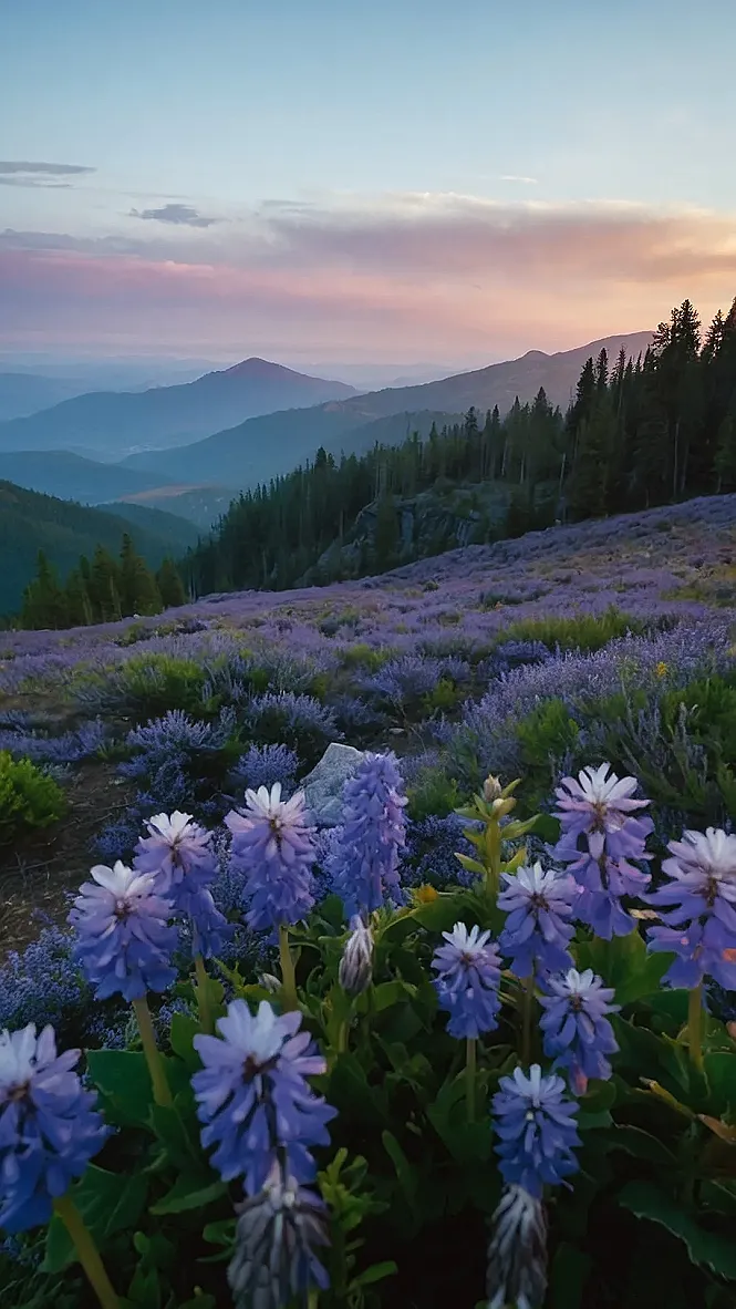 Purple Peaks