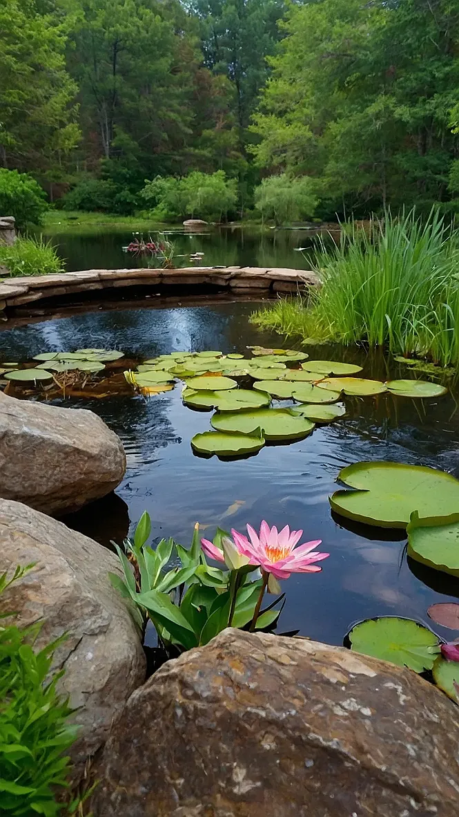 Peaceful Pond Reflections