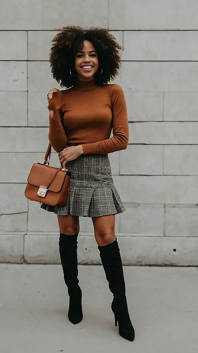 Fall Feels: Skirts, Sweaters, & Autumn Vibes