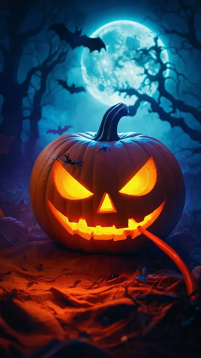 Pumpkin's Moonlight Stroll