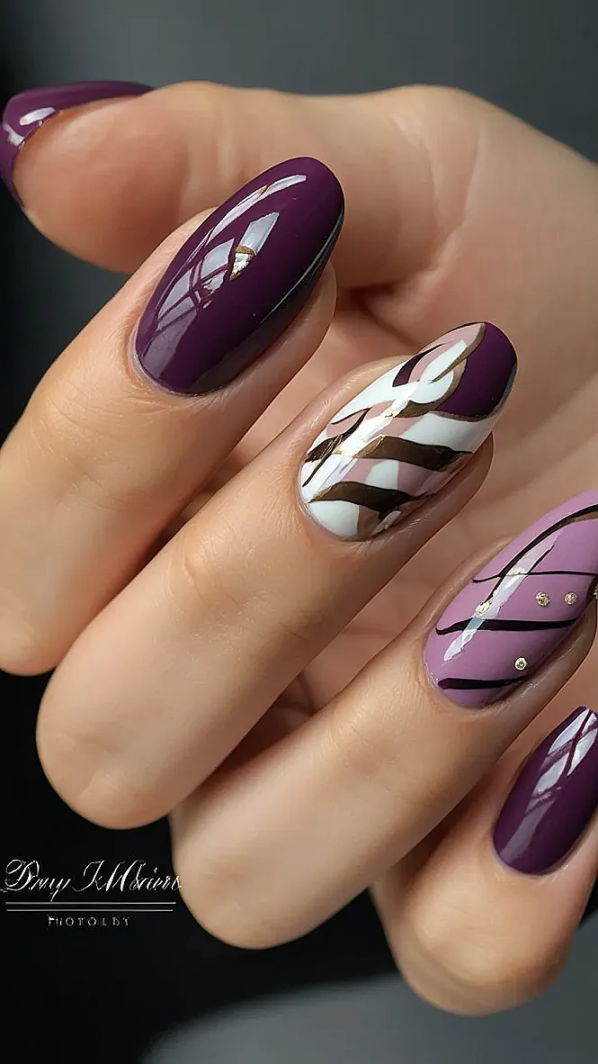 Golden Violet Glamour