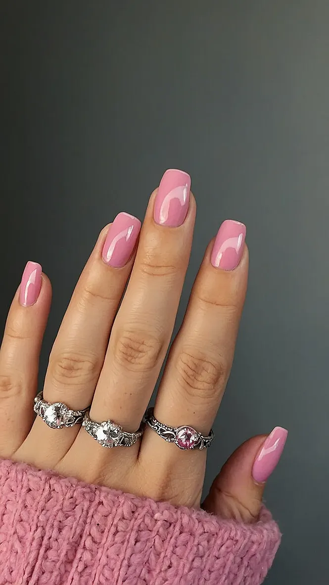 Pink Ombre Dreams: Fall's Nail Canvas
