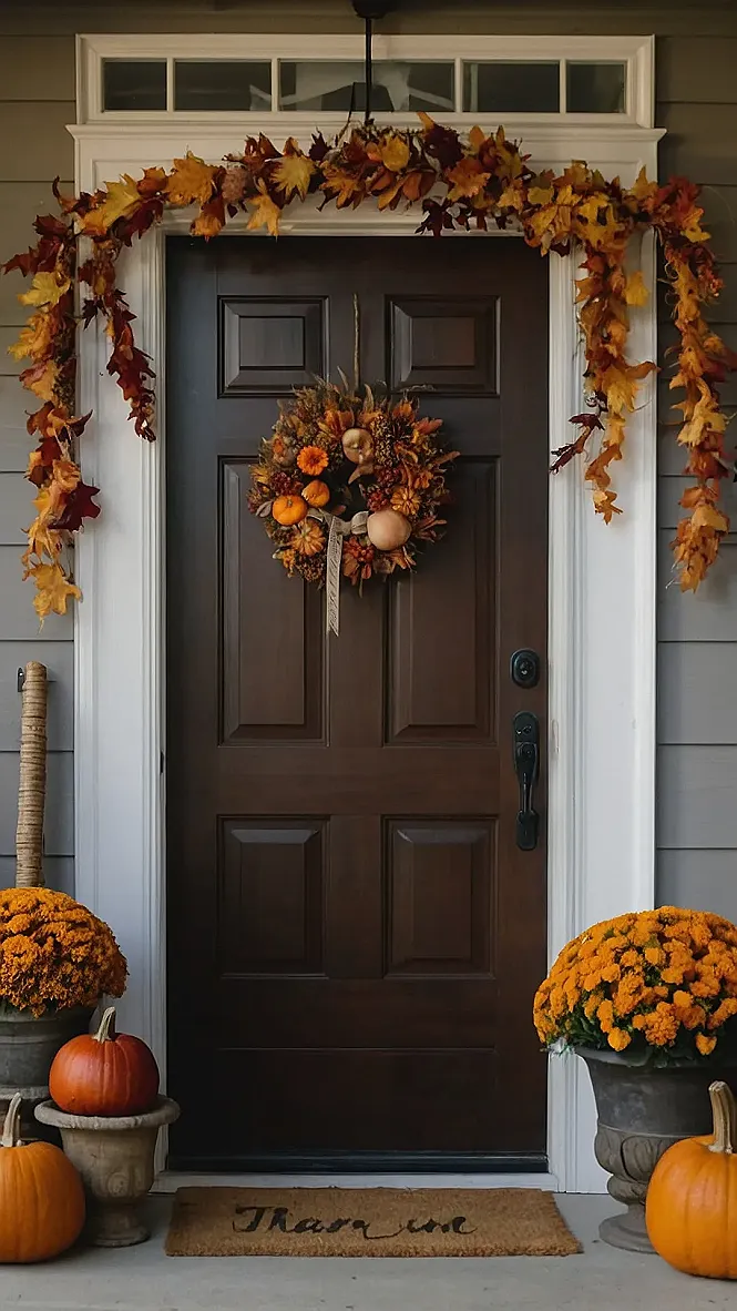 Fall's Whisper: Doorside Delight