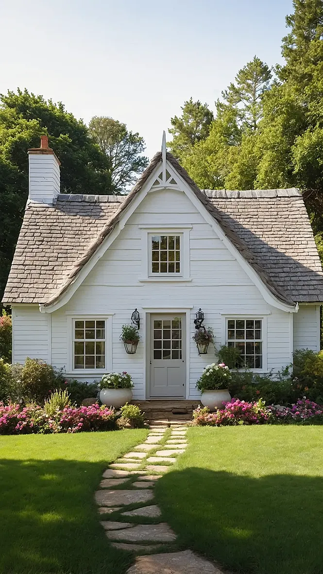 Whimsical White Walls