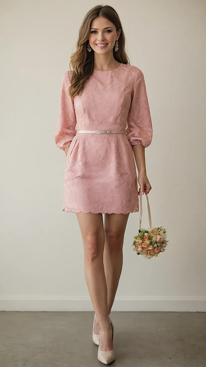 Lace & Leatherette Mini