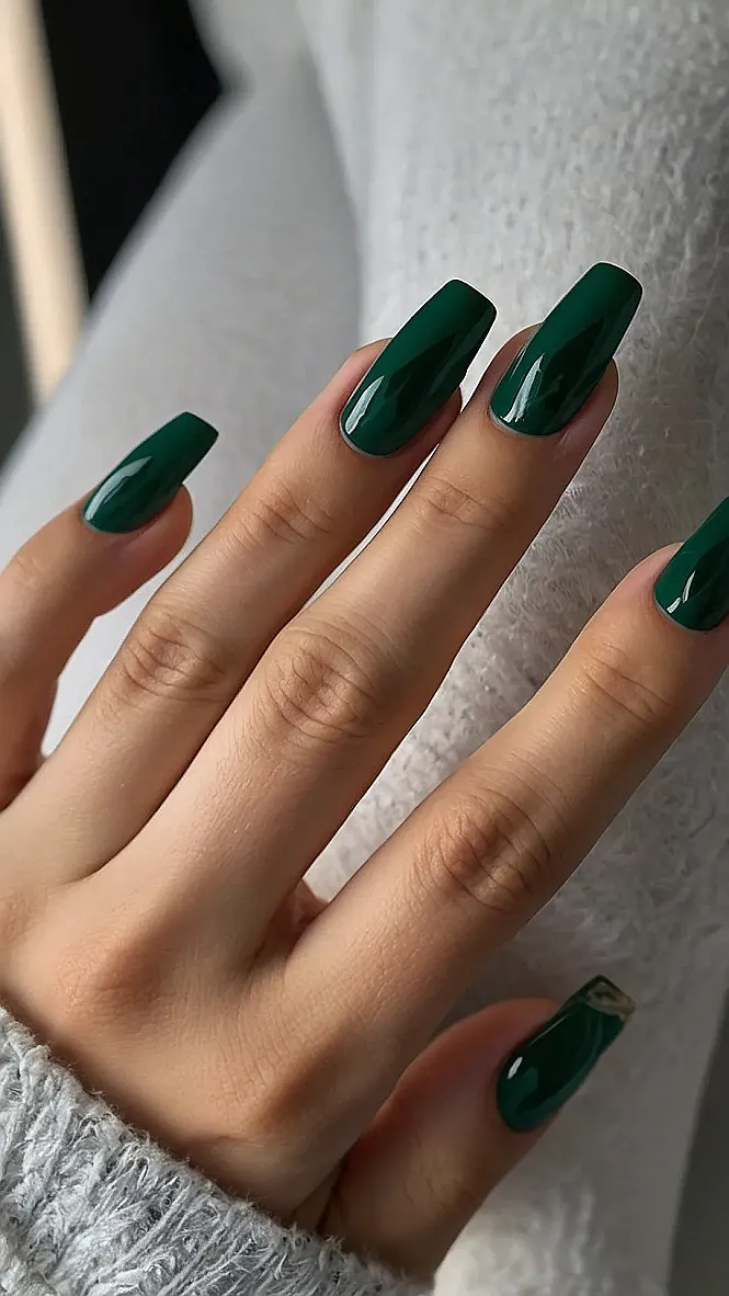 Jewel-toned Nails