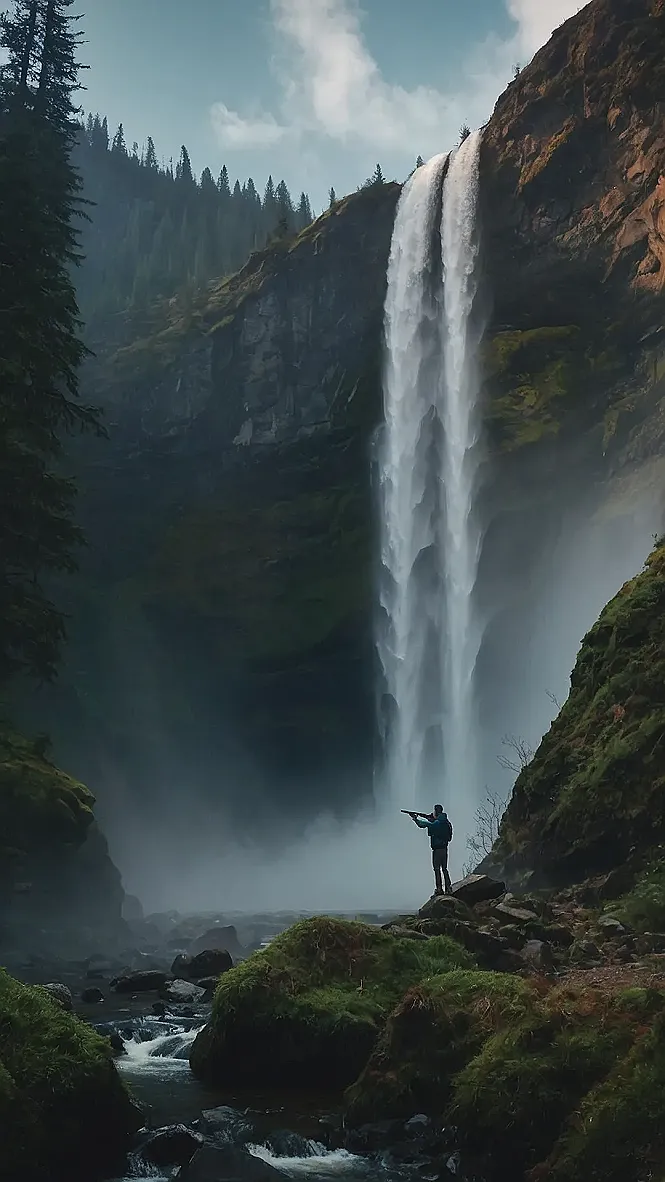 Waterfall Wonders Wallpaper