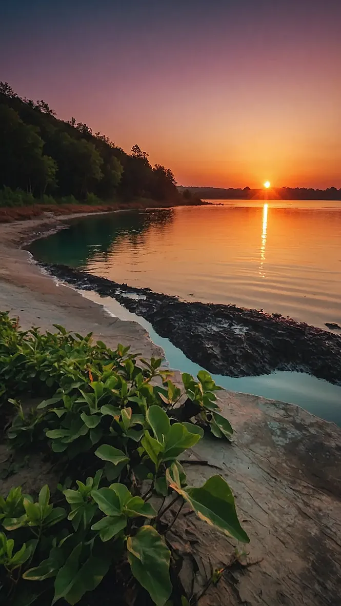 Sunsets, Sand, and a Little Bit of Green: