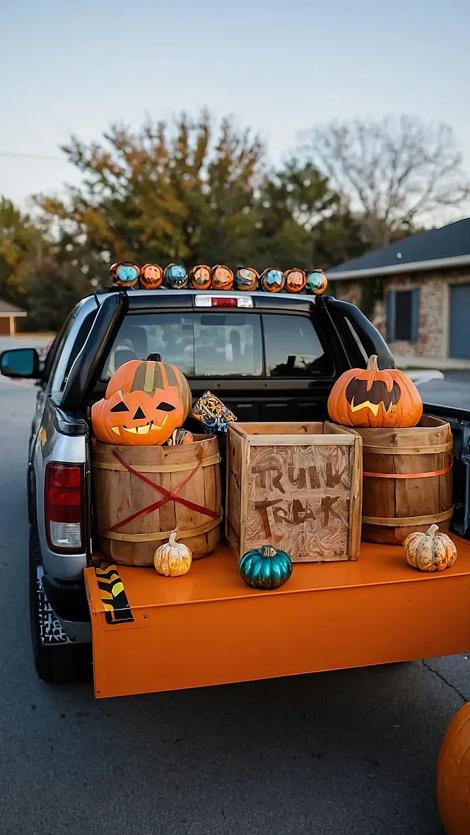 Pumpkin, Truck, Candy:  A Perfect Trio!