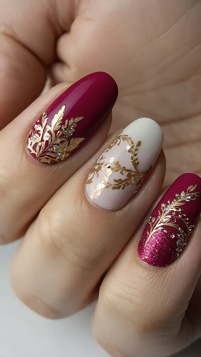 Holiday Sparkle Nails